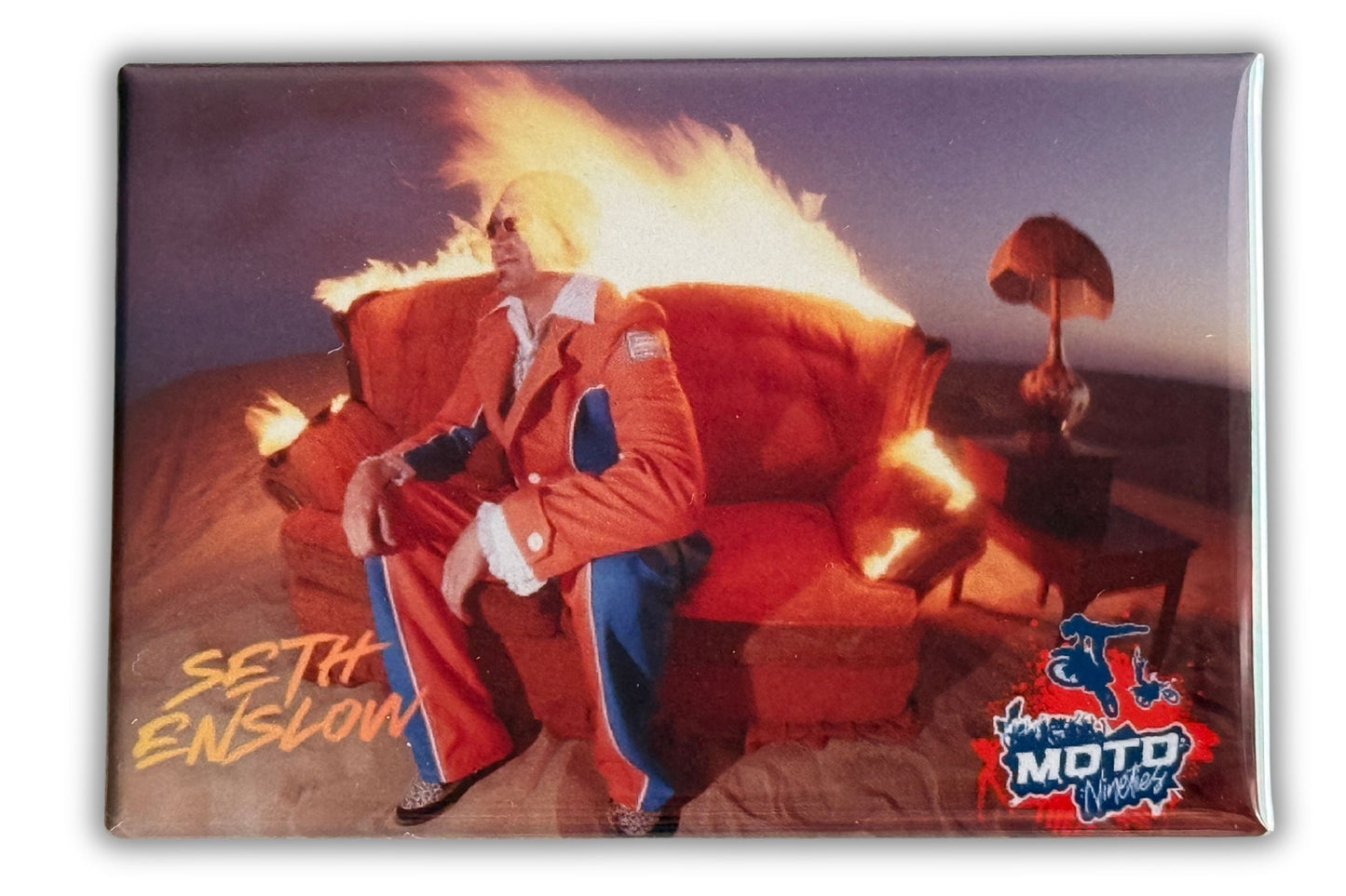 Seth Enslow – Burning Couch Magnet