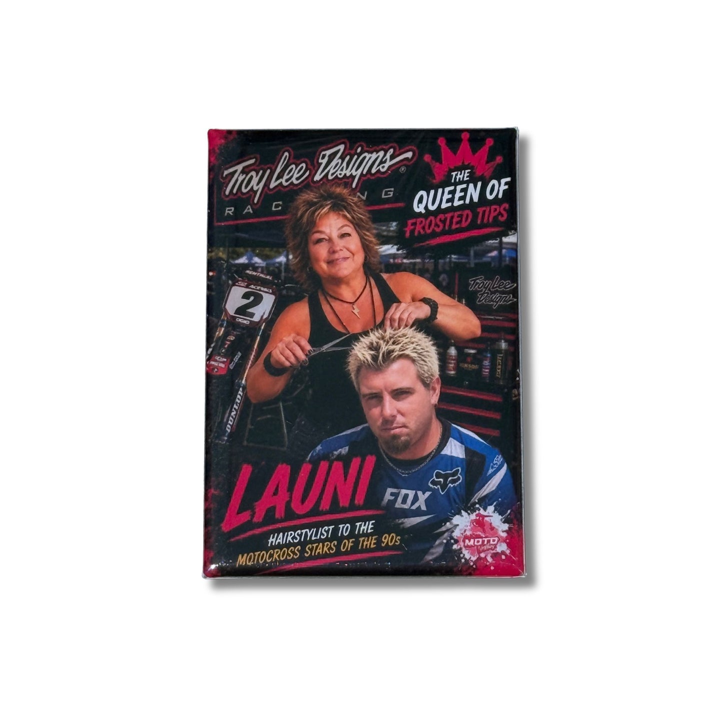 Launi – Queen of Frosted Tips | Moto Nineties™ Magnet