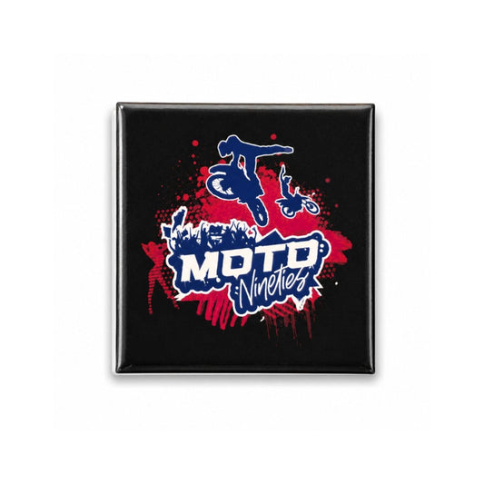 Moto Nineties™ Official Logo Magnet - Black Edition