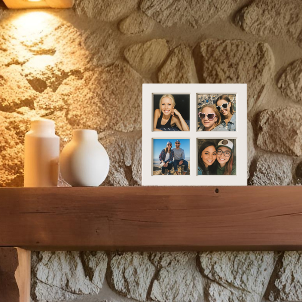 Magnet Collection Frame Magnetic Frame Set – 4 Custom Magnets + Frame – BeeCuz Memories Matter