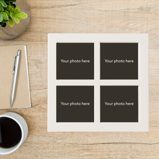 Memories Displayed Your Way – 4-Slot Magnetic Photo Frame
